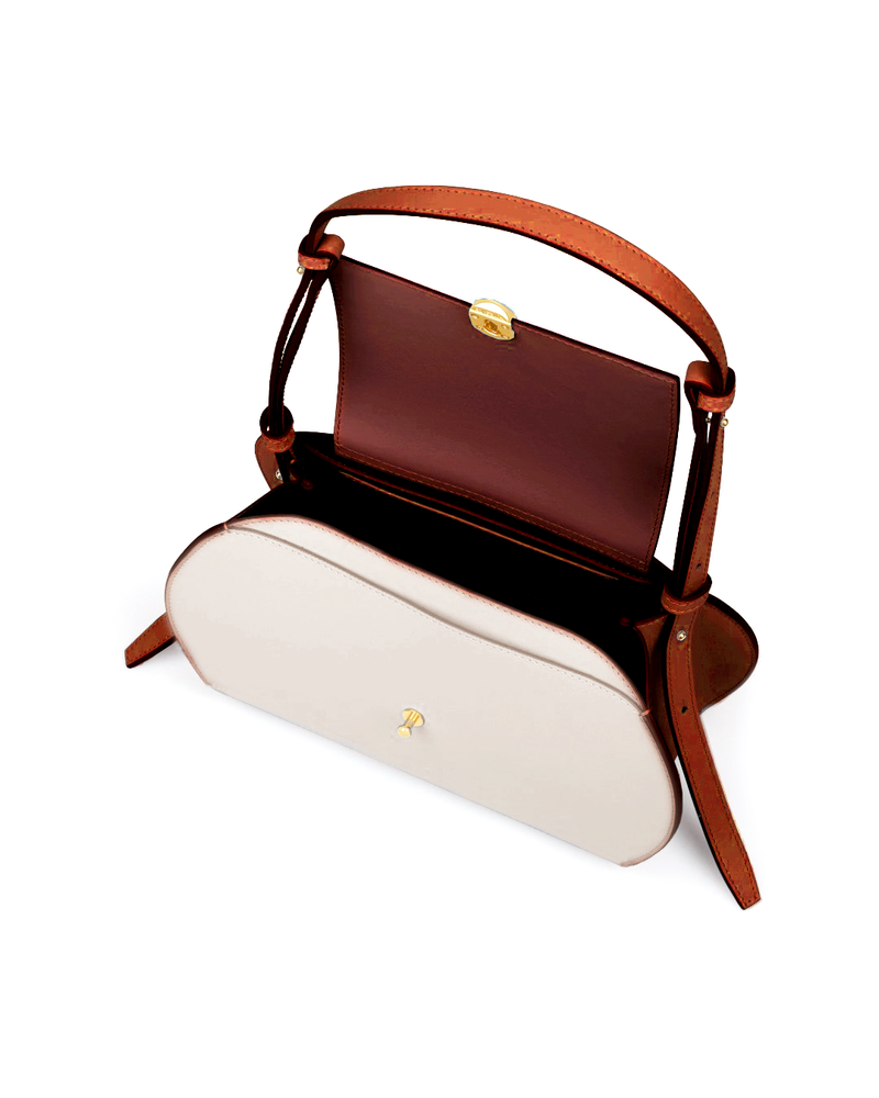 Cream-Burgundy-Orange